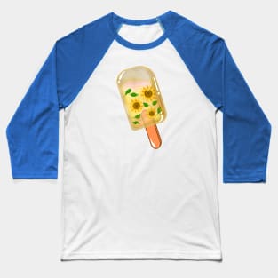 Fresh Sunflowers Ice Pop Baseball T-Shirt